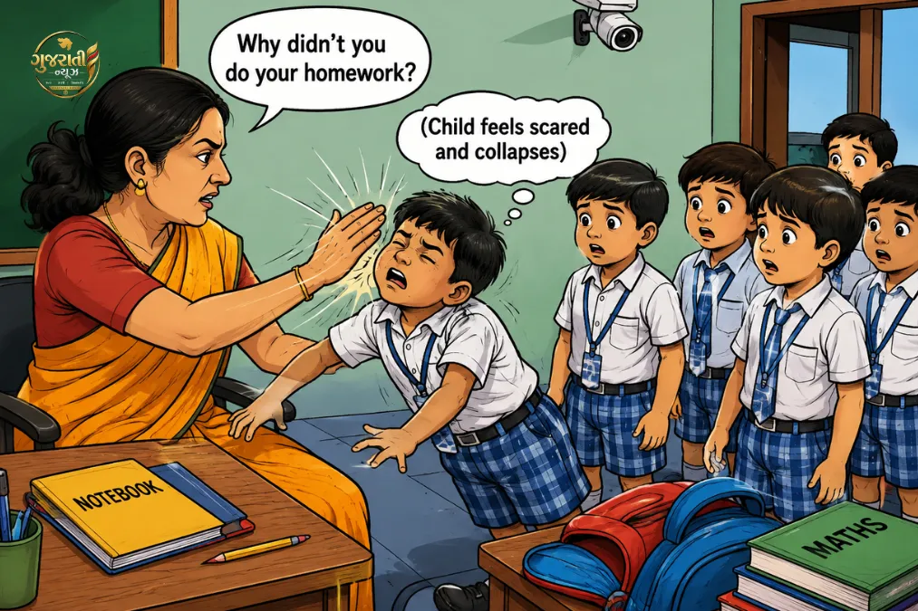 જોવો વિડીયો-Visakhapatnam School Student Death: શિક્ષકની થપ્પડ બાદ 6 વર્ષના બાળકનું મોત, પરિવારનો ગંભીર આરોપ